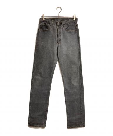 中古・古着通販】LEVI'S (リーバイス) USA製先染め501ブラックデニム