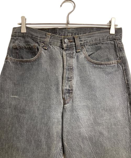 LEVI'S（リーバイス）LEVI'S (リーバイス) USA製先染め501ブラックデニムパンツ/Black Denim Pants ブラック サイズ:W32 L36の古着・服飾アイテム