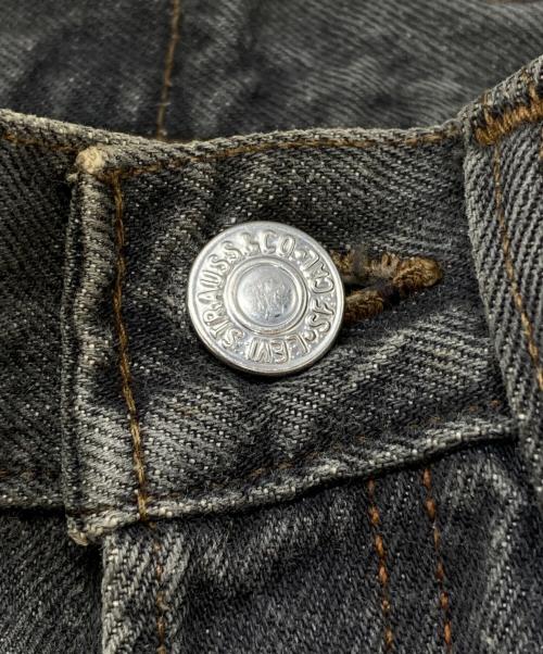 LEVI'S（リーバイス）LEVI'S (リーバイス) USA製先染め501ブラックデニムパンツ/Black Denim Pants ブラック サイズ:W32 L36の古着・服飾アイテム