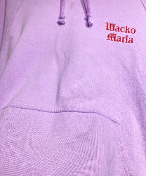 WACKO MARIA（ワコマリア）WACKO MARIA (ワコマリア) WASHED HEAVY WEIGHT PULLOVER HOODED SWEAT SHIRT (TYPE-1)/ヘビーウェイトパーカー パープル サイズ:Mの古着・服飾アイテム