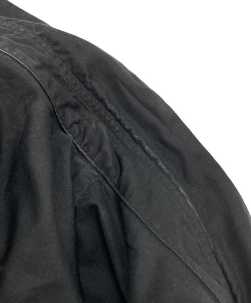 BLACK COMME des GARCONS（ブラックコムデギャルソン）BLACK COMME des GARCONS (ブラックコムデギャルソン) 捻じれアシンメトリーシャツ/Asymmetrical shirt ブラック サイズ:XLの古着・服飾アイテム