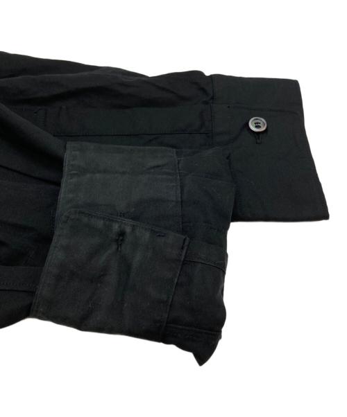 BLACK COMME des GARCONS（ブラックコムデギャルソン）BLACK COMME des GARCONS (ブラックコムデギャルソン) 捻じれアシンメトリーシャツ/Asymmetrical shirt ブラック サイズ:XLの古着・服飾アイテム
