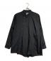 BLACK COMME des GARCONS（ブラックコムデギャルソン）の古着「捻じれアシンメトリーシャツ/Asymmetrical shirt」｜ブラック