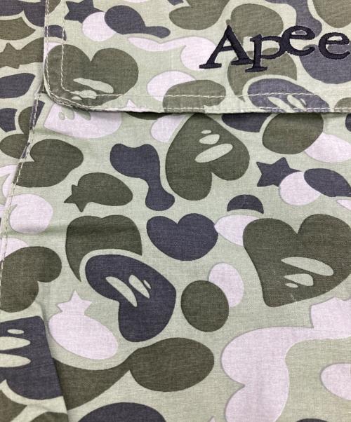 A BATHING APE（アベイシングエイプ）A BATHING APE (アベイシングエイプ) カモ柄ハーフパンツ グリーン サイズ:XSの古着・服飾アイテム