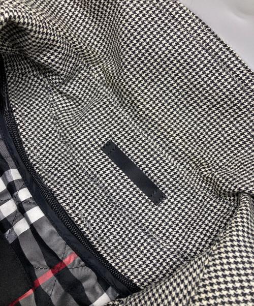 BURBERRY BLACK LABEL（バーバリーブラックレーベル）BURBERRY BLACK LABEL (バーバリーブラックレーベル) 千鳥格子トレンチコート/Houndstooth trench coat グレー サイズ:Mの古着・服飾アイテム