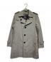 BURBERRY BLACK LABEL（バーバリーブラックレーベル）の古着「千鳥格子トレンチコート/Houndstooth trench coat」｜グレー