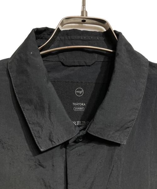 teatora（テアトラ）teatora (テアトラ) CARTRIDGE SHIRT PACKABLE/カートリッジシャツパッカブル ブラック サイズ:XLの古着・服飾アイテム