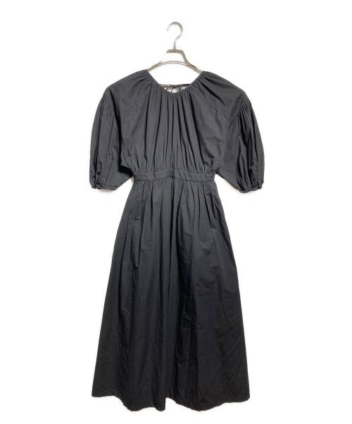 CLANE（クラネ）CLANE (クラネ) BACK SCHOEN GATHER ONEPIECE ブラック サイズ:1の古着・服飾アイテム