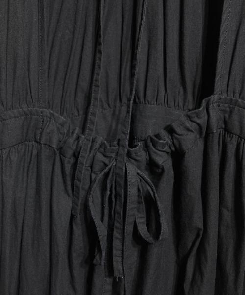 CLANE（クラネ）CLANE (クラネ) BACK SCHOEN GATHER ONEPIECE ブラック サイズ:1の古着・服飾アイテム
