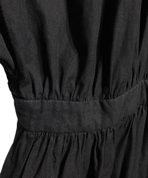 CLANE（クラネ）CLANE (クラネ) BACK SCHOEN GATHER ONEPIECE ブラック サイズ:1の古着・服飾アイテム