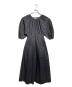 CLANE（クラネ）の古着「BACK SCHOEN GATHER ONEPIECE」｜ブラック
