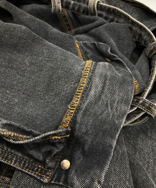 Y. PROJECT（ワイプロジェクト）Y. PROJECT (ワイプロジェクト) Y-Belt Jeans/Yベルトジーンズ ブラック サイズ:33の古着・服飾アイテム