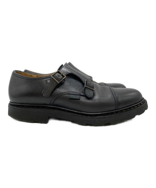 PARABOOT（パラブーツ）PARABOOT (パラブーツ) ダブルモンクストラップシューズ/double monk strap shoes ブラック サイズ:6の古着・服飾アイテム