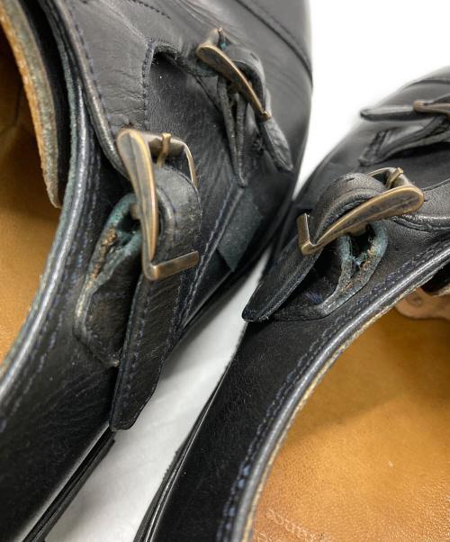 PARABOOT（パラブーツ）PARABOOT (パラブーツ) ダブルモンクストラップシューズ/double monk strap shoes ブラック サイズ:6の古着・服飾アイテム