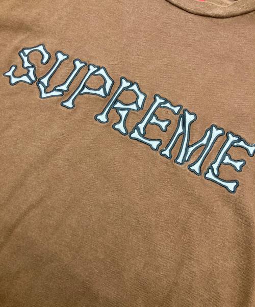 SUPREME（シュプリーム）Supreme (シュプリーム) BONES S/S TOP ブラウン サイズ:XLの古着・服飾アイテム