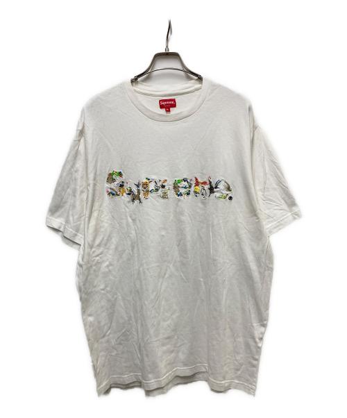 SUPREME（シュプリーム）Supreme (シュプリーム) ANIMAL KINGDOM S/S TOP ホワイト サイズ:XLの古着・服飾アイテム
