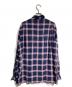 VINTAGE (ヴィンテージ) 60's~レーヨンループカラーチェックシャツ/1960s-era Rayon Loop-Collar Check Shirt レッド×ネイビー サイズ:M：18000円