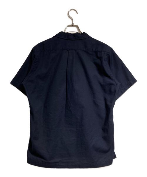 nanamica（ナナミカ）nanamica (ナナミカ) OPEN COLLAR PANAMA S/S SHIRT/オープンカラーパナマショートスリーブシャツ ネイビー サイズ:XSの古着・服飾アイテム