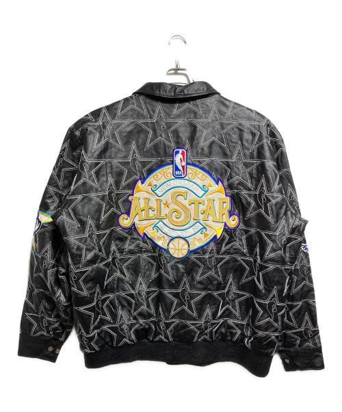 JH Design（ジェイエイチデザイン）JH Design (ジェイエイチデザイン) 00'S ワッペンレザースタジャン/Leather Varsity Jacket with Patches ブラック サイズ:3XLの古着・服飾アイテム