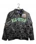 JH Design（ジェイエイチデザイン）の古着「00'S ワッペンレザースタジャン/Leather Varsity Jacket with Patches」｜ブラック