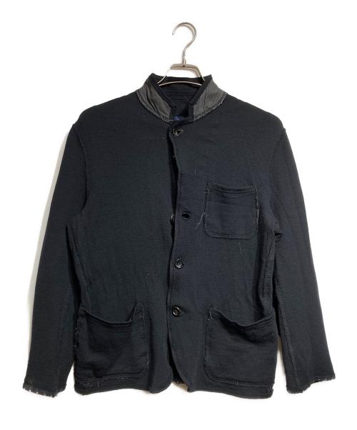 COMME des GARCONS HOMME（コムデギャルソン オム）COMME des GARCONS HOMME (コムデギャルソン オム) インサイドアウトニットジャケット/Inside-Out Knit Jacket ブラック サイズ:Sの古着・服飾アイテム