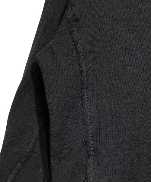 COMME des GARCONS HOMME（コムデギャルソン オム）COMME des GARCONS HOMME (コムデギャルソン オム) インサイドアウトニットジャケット/Inside-Out Knit Jacket ブラック サイズ:Sの古着・服飾アイテム
