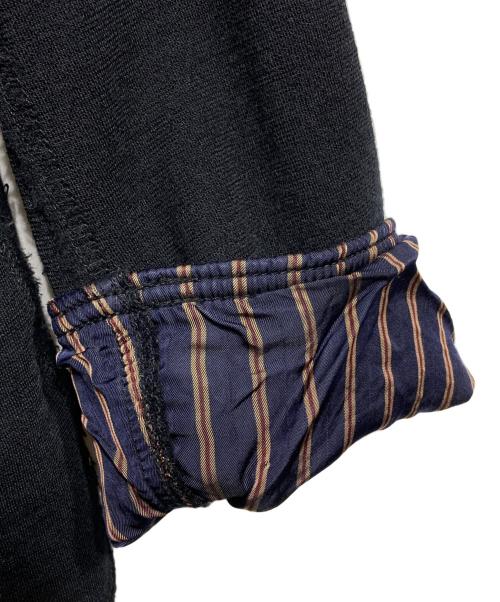 COMME des GARCONS HOMME（コムデギャルソン オム）COMME des GARCONS HOMME (コムデギャルソン オム) インサイドアウトニットジャケット/Inside-Out Knit Jacket ブラック サイズ:Sの古着・服飾アイテム