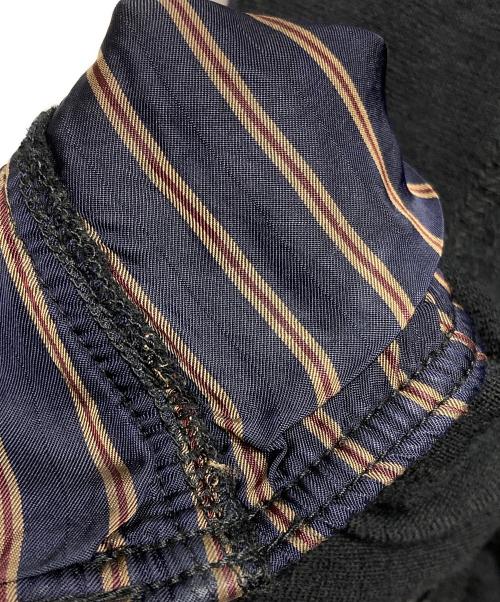 COMME des GARCONS HOMME（コムデギャルソン オム）COMME des GARCONS HOMME (コムデギャルソン オム) インサイドアウトニットジャケット/Inside-Out Knit Jacket ブラック サイズ:Sの古着・服飾アイテム