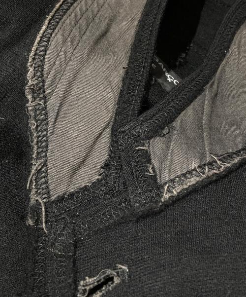 COMME des GARCONS HOMME（コムデギャルソン オム）COMME des GARCONS HOMME (コムデギャルソン オム) インサイドアウトニットジャケット/Inside-Out Knit Jacket ブラック サイズ:Sの古着・服飾アイテム