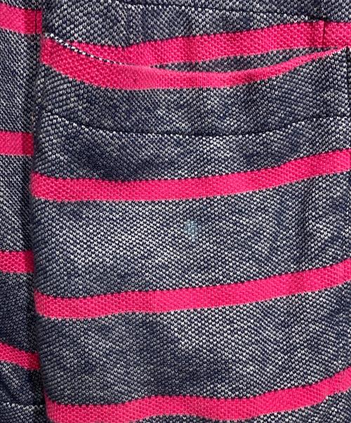 COMME des GARCONS HOMME（コムデギャルソン オム）COMME des GARCONS HOMME (コムデギャルソン オム) 鹿の子ボーダージャケット/Border Jacket ピンク×グレー サイズ:XSの古着・服飾アイテム