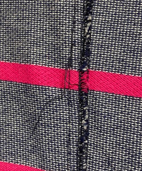 COMME des GARCONS HOMME（コムデギャルソン オム）COMME des GARCONS HOMME (コムデギャルソン オム) 鹿の子ボーダージャケット/Border Jacket ピンク×グレー サイズ:XSの古着・服飾アイテム