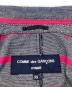中古・古着 COMME des GARCONS HOMME (コムデギャルソン オム) 鹿の子ボーダージャケット/Border Jacket ピンク×グレー サイズ:XS：18000円