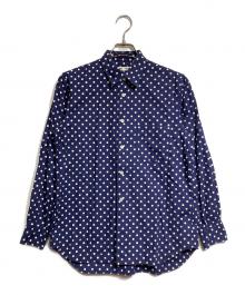 COMME des GARCONS（コムデギャルソン）の古着「ドットシャツ/Dot Shirt」｜ネイビー