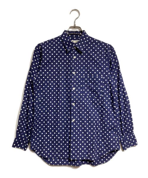 COMME des GARCONS（コムデギャルソン）COMME des GARCONS (コムデギャルソン) ドットシャツ/Dot Shirt ネイビー サイズ:Sの古着・服飾アイテム