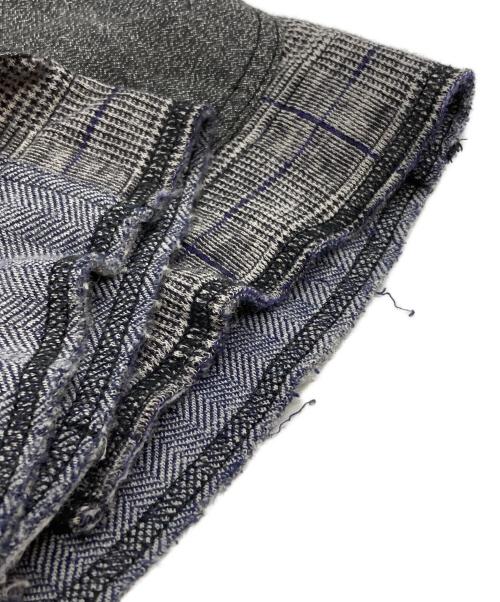 COMME des GARCONS JUNYA WATANABE MAN（コム デ ギャルソン ジュンヤ ワタナベ マン）COMME des GARCONS JUNYA WATANABE MAN (コム デ ギャルソン ジュンヤ ワタナベ マン) Elbow Patch Zip Wool Jacket/エルボーパッチジップウールジャケット グレー サイズ:Sの古着・服飾アイテム