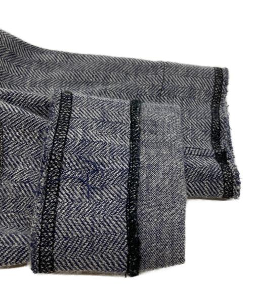 COMME des GARCONS JUNYA WATANABE MAN（コム デ ギャルソン ジュンヤ ワタナベ マン）COMME des GARCONS JUNYA WATANABE MAN (コム デ ギャルソン ジュンヤ ワタナベ マン) Elbow Patch Zip Wool Jacket/エルボーパッチジップウールジャケット グレー サイズ:Sの古着・服飾アイテム