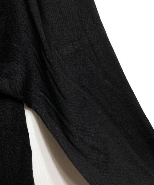 COMME des GARCONS HOMME（コムデギャルソン オム）COMME des GARCONS HOMME (コムデギャルソン オム) エルボーパッチカシミヤシルクカーディガン/Elbow-patch cashmere-silk cardigan ブラック サイズ:Mの古着・服飾アイテム