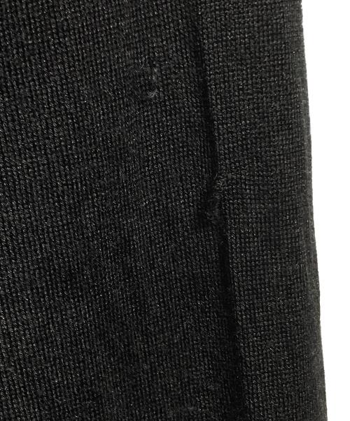 COMME des GARCONS HOMME（コムデギャルソン オム）COMME des GARCONS HOMME (コムデギャルソン オム) エルボーパッチカシミヤシルクカーディガン/Elbow-patch cashmere-silk cardigan ブラック サイズ:Mの古着・服飾アイテム
