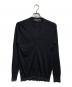 COMME des GARCONS HOMME（コムデギャルソン オム）の古着「エルボーパッチカシミヤシルクカーディガン/Elbow-patch cashmere-silk cardigan」｜ブラック