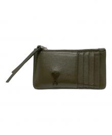 AMI PARIS（アミ パリス）の古着「フラグメントケース/カードケース/Fragment case」｜カーキ