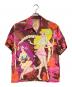 Sun Surf（サンサーフ）の古着「KEONI OF HAWAII TARA GIRLS ALOHA SHIRTS/アロハシャツ」｜オレンジ×ブラウン