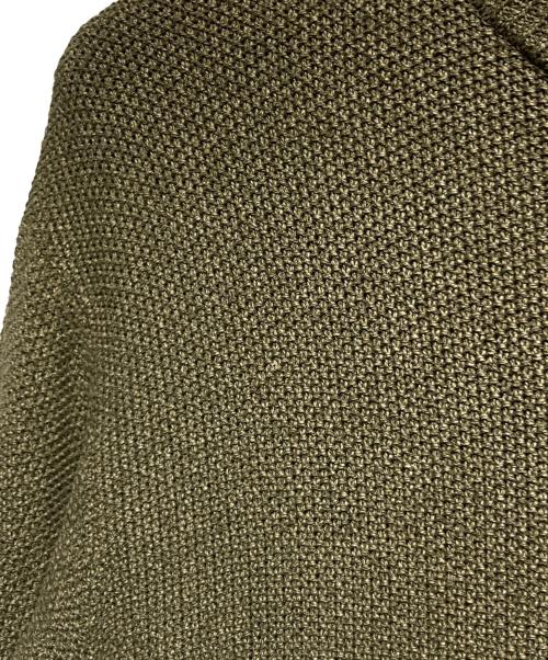 OUAT（オーユーエーティー）OUAT (オーユーエーティー) 和紙サマーニットワンピ/Washi paper summer knit dress グリーンの古着・服飾アイテム