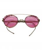Tradトラッド）の古着「サングラス/sunglasses」｜レッド×ゴールド