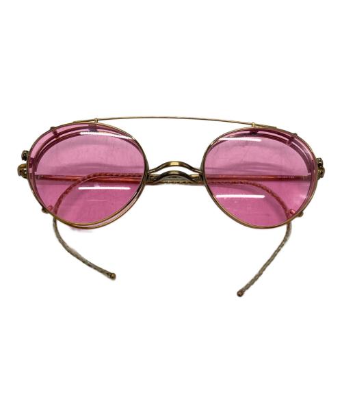 Trad（トラッド）Trad (トラッド) サングラス/sunglasses レッド×ゴールド サイズ:46□24-162の古着・服飾アイテム