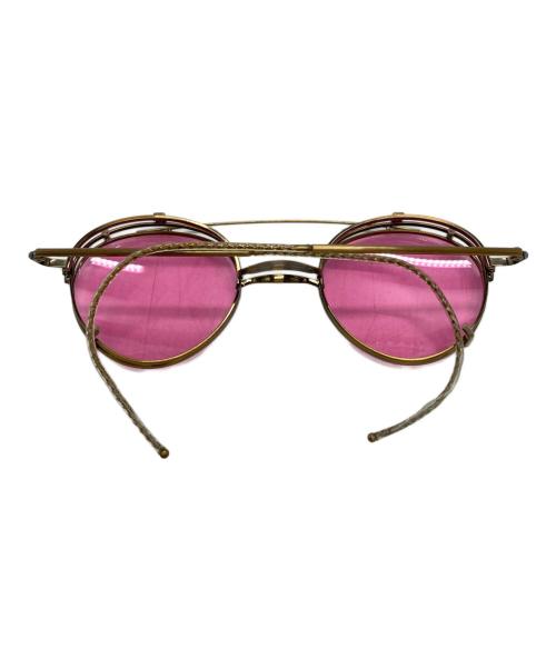 Trad（トラッド）Trad (トラッド) サングラス/sunglasses レッド×ゴールド サイズ:46□24-162の古着・服飾アイテム