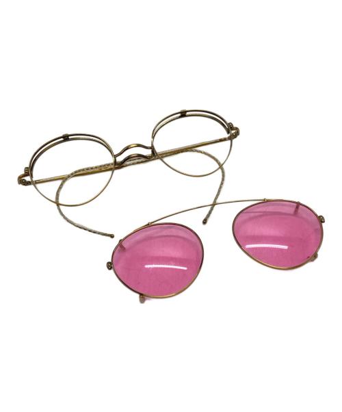 Trad（トラッド）Trad (トラッド) サングラス/sunglasses レッド×ゴールド サイズ:46□24-162の古着・服飾アイテム