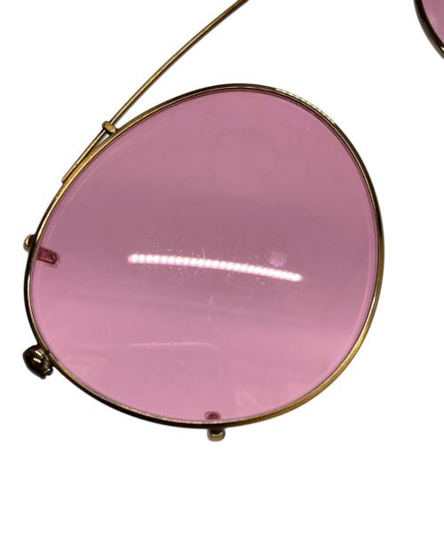 Trad（トラッド）Trad (トラッド) サングラス/sunglasses レッド×ゴールド サイズ:46□24-162の古着・服飾アイテム