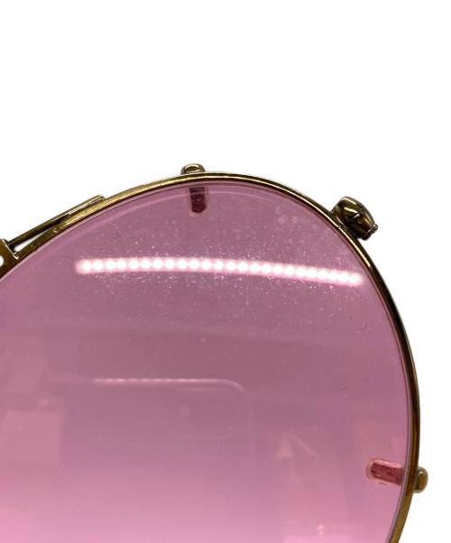 Trad（トラッド）Trad (トラッド) サングラス/sunglasses レッド×ゴールド サイズ:46□24-162の古着・服飾アイテム