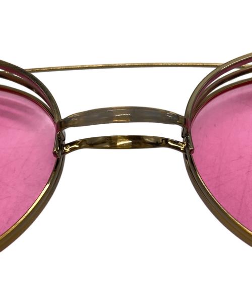 Trad（トラッド）Trad (トラッド) サングラス/sunglasses レッド×ゴールド サイズ:46□24-162の古着・服飾アイテム