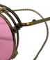 中古・古着 Trad (トラッド) サングラス/sunglasses レッド×ゴールド サイズ:46□24-162：18000円
